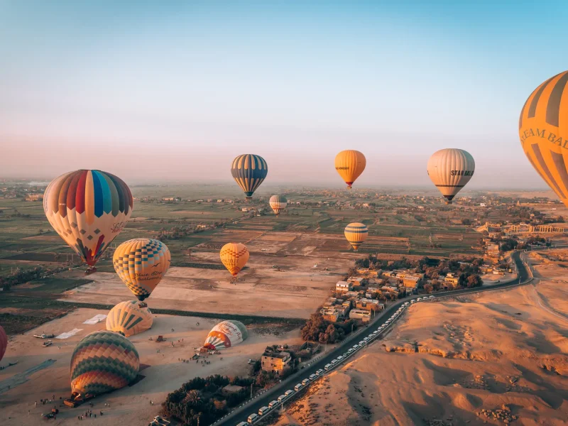 HOT AIR BALLOON IN LUXOR